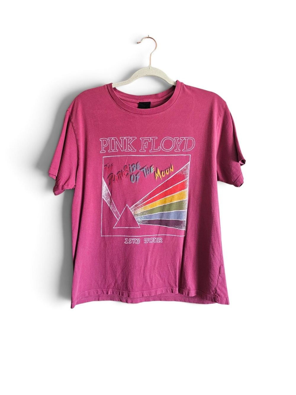 Day Daydreamer Pink Floyd 1973 Tour Dark Side Of The Moon Graphic Tee Size Small